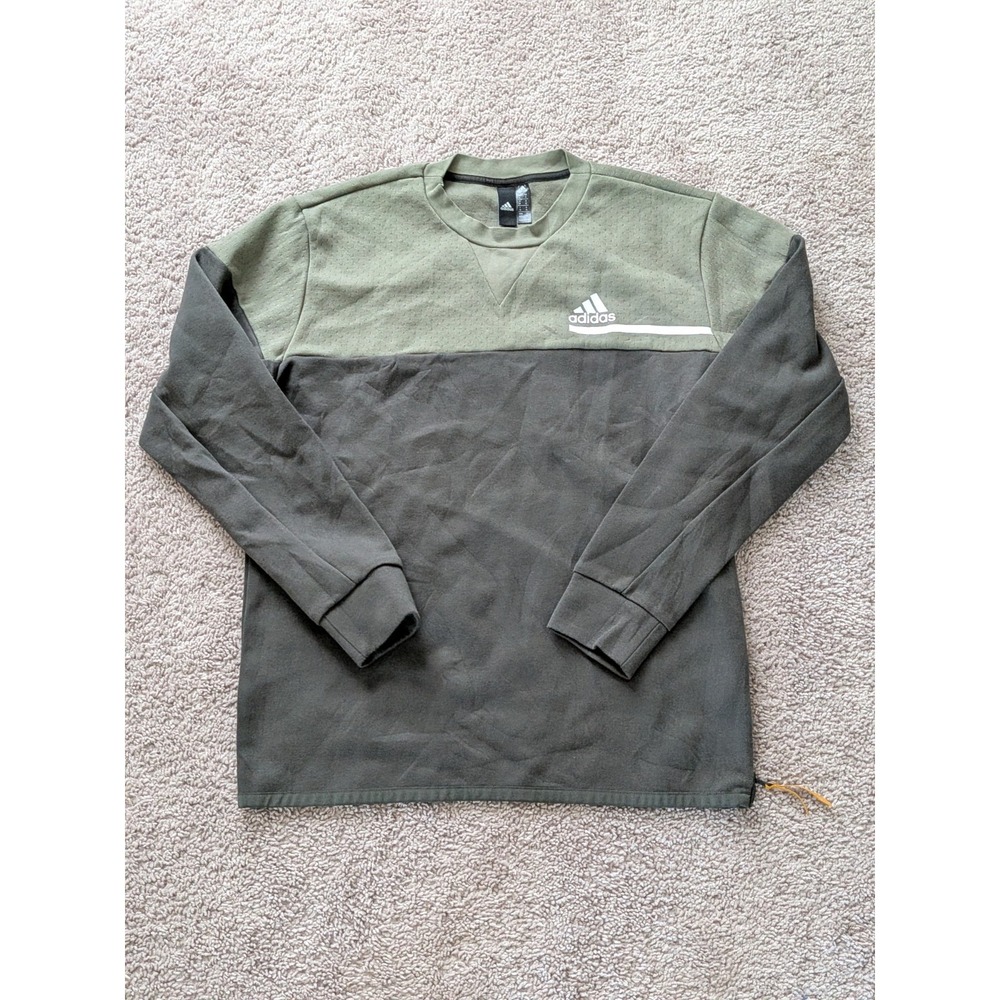 Adidas Sportswear Sweatshirt Pullover Men's Medium Built For Purpose Zipper